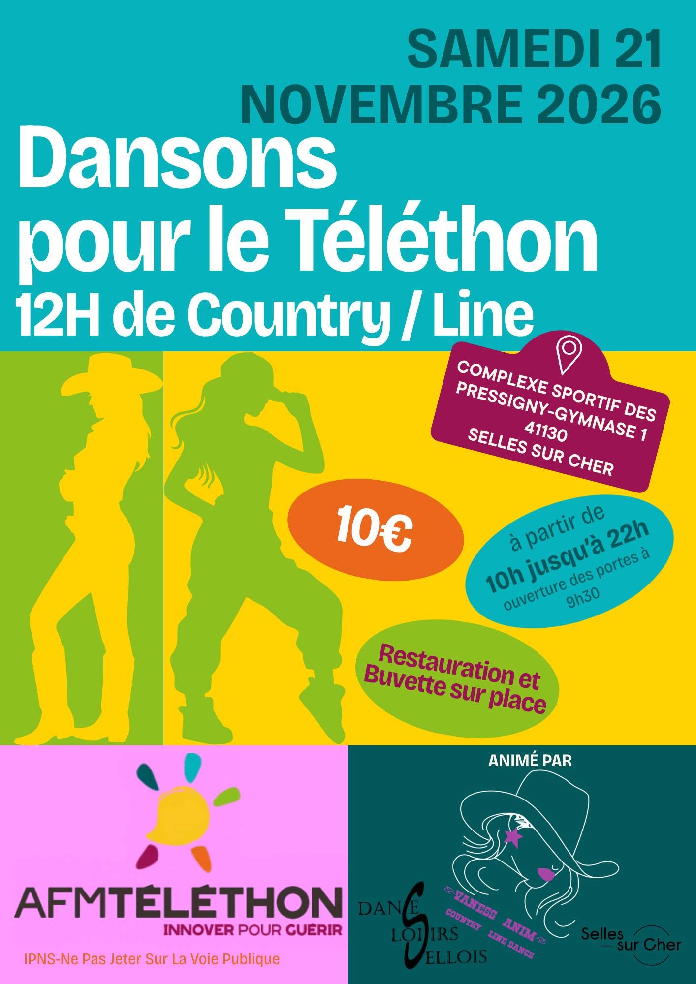 Affiche Événement country — 21 novembre 2026