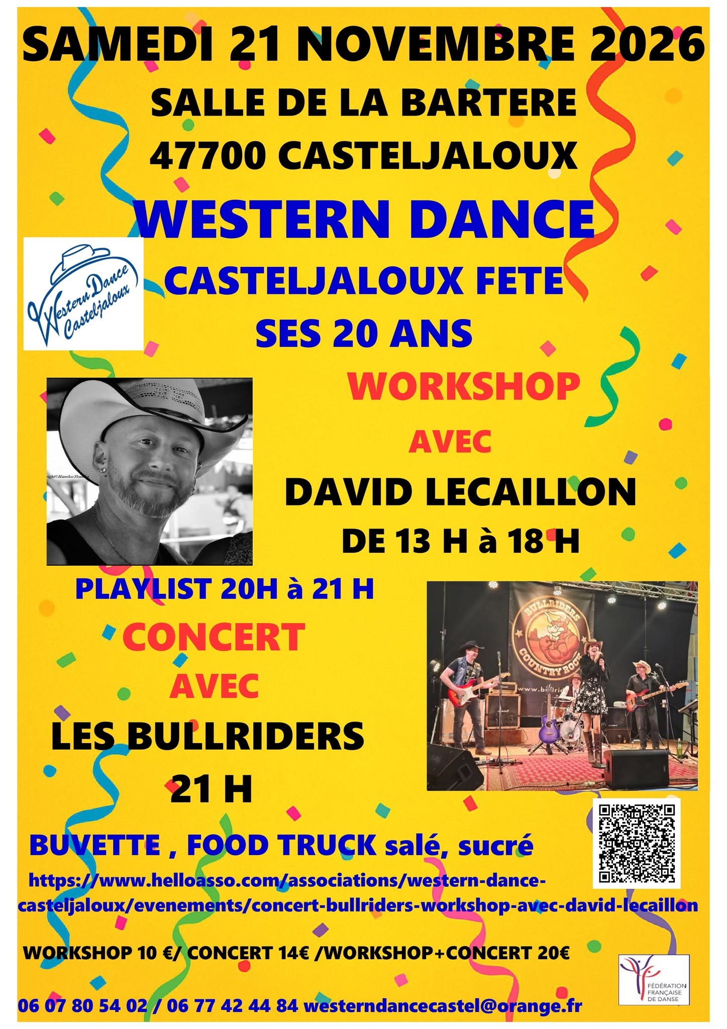 Affiche country le 21 nov.