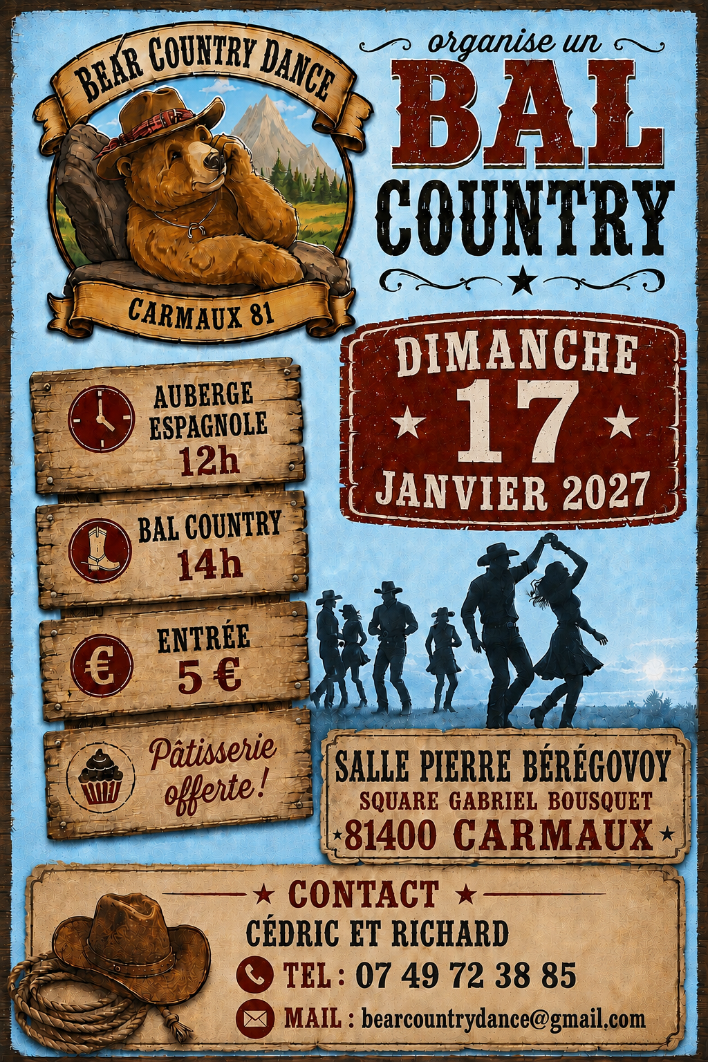Affiche country — 81400 (17/01/2027)