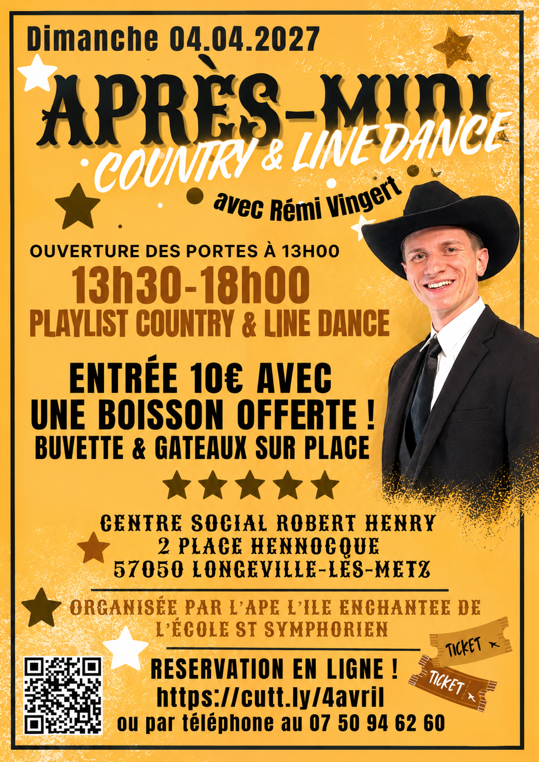 Affiche Événement country — 4 avril 2027